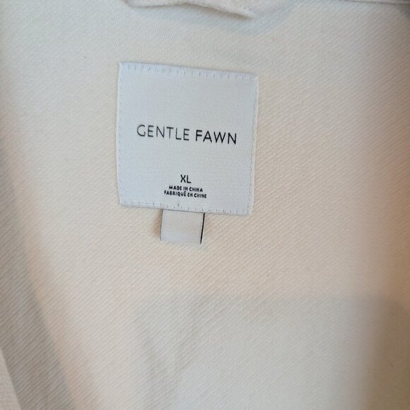 Gentle Fawn Field Blazer in Cream, Sz XL - Picture 2 of 7